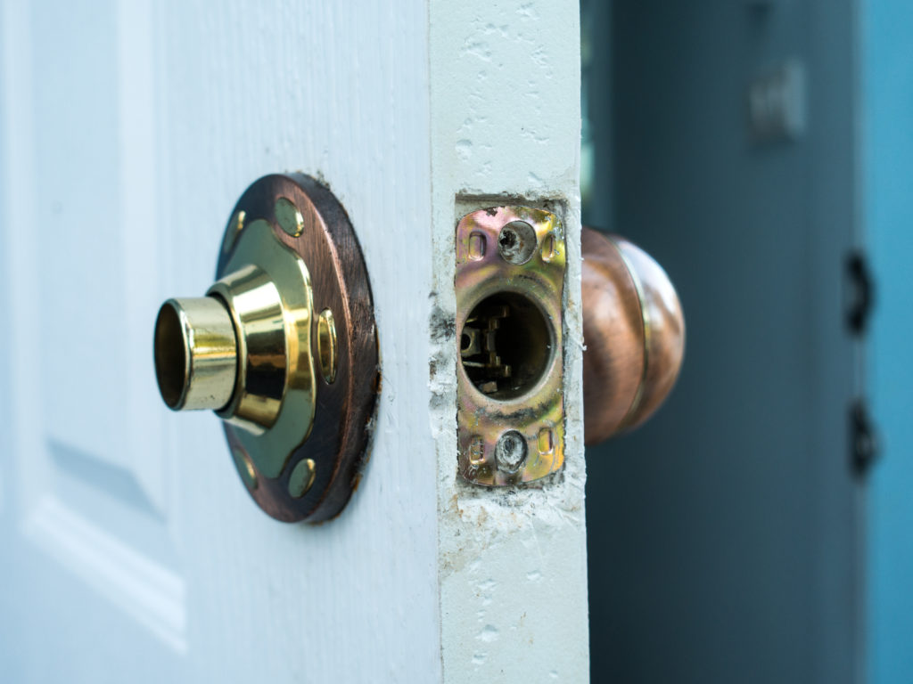 Door knob broken